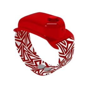 Various styles of hand sanitizer bracelet (Color: Red)