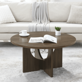 Modern Minimalist Coffee Table, Solid Wood Coffee Table, Nordic Style Coffee Table, Simple Design, Suitable For Both Home And Office. (Option: Natural Walnut)